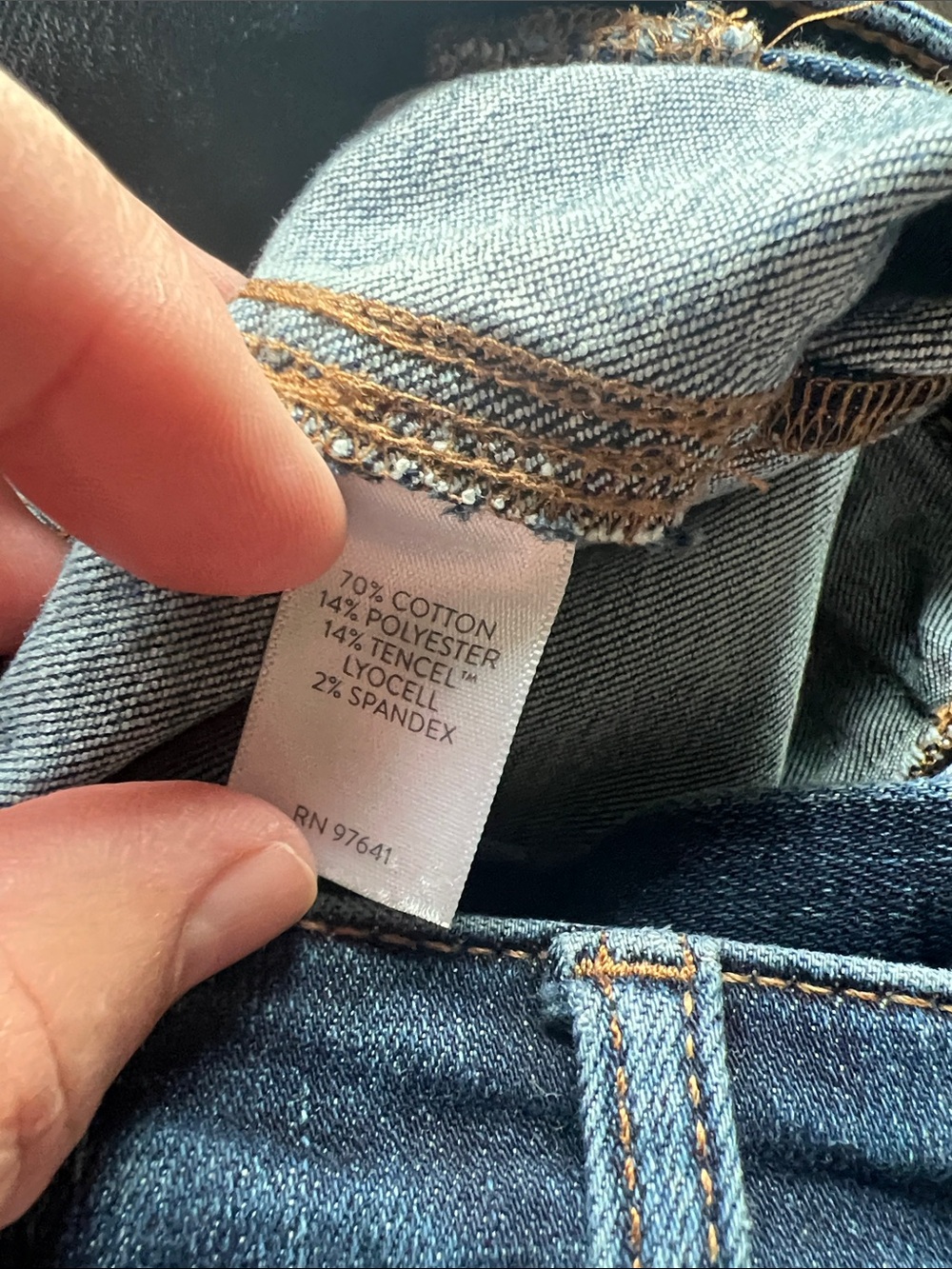 J Jill high rise flare jeans - Picture 6 of 6